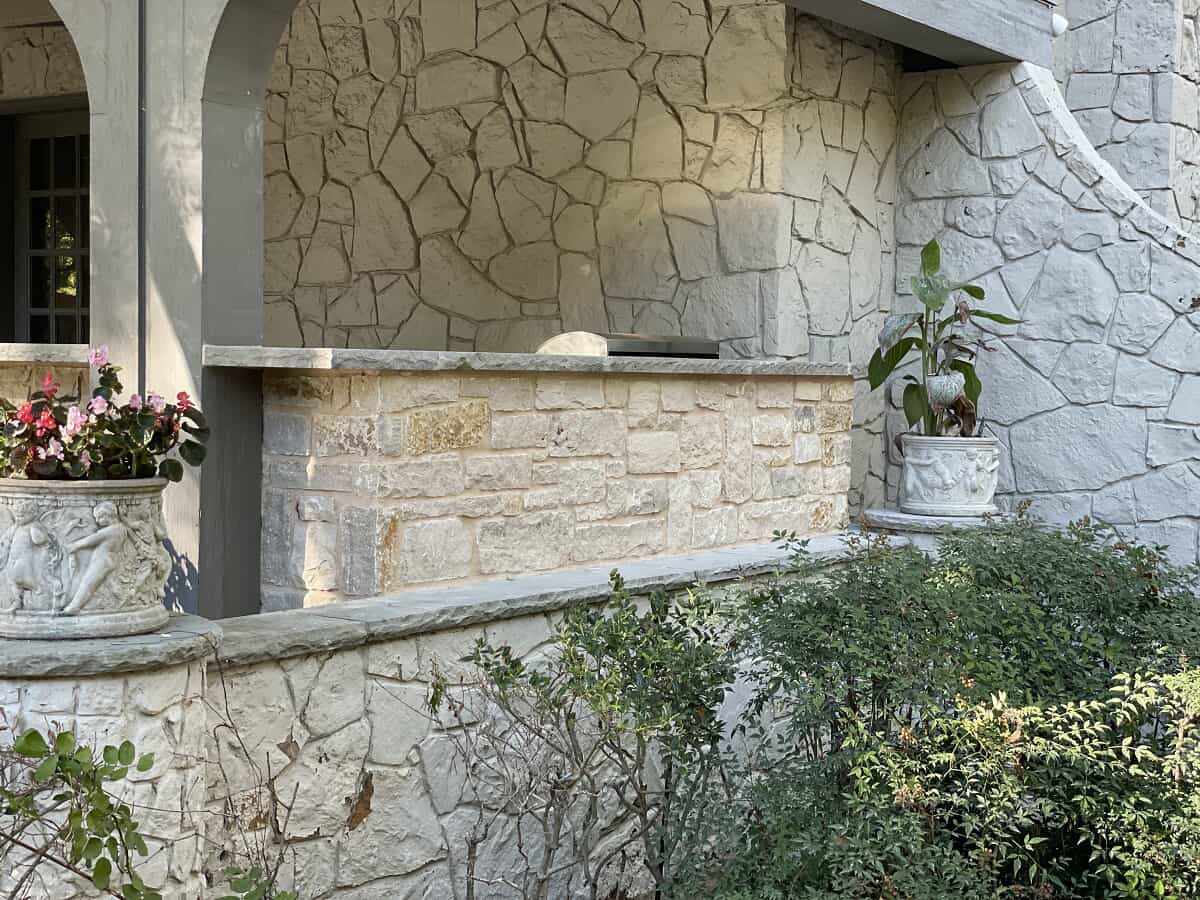 dallas tx custom outdoor kitchen exterior view